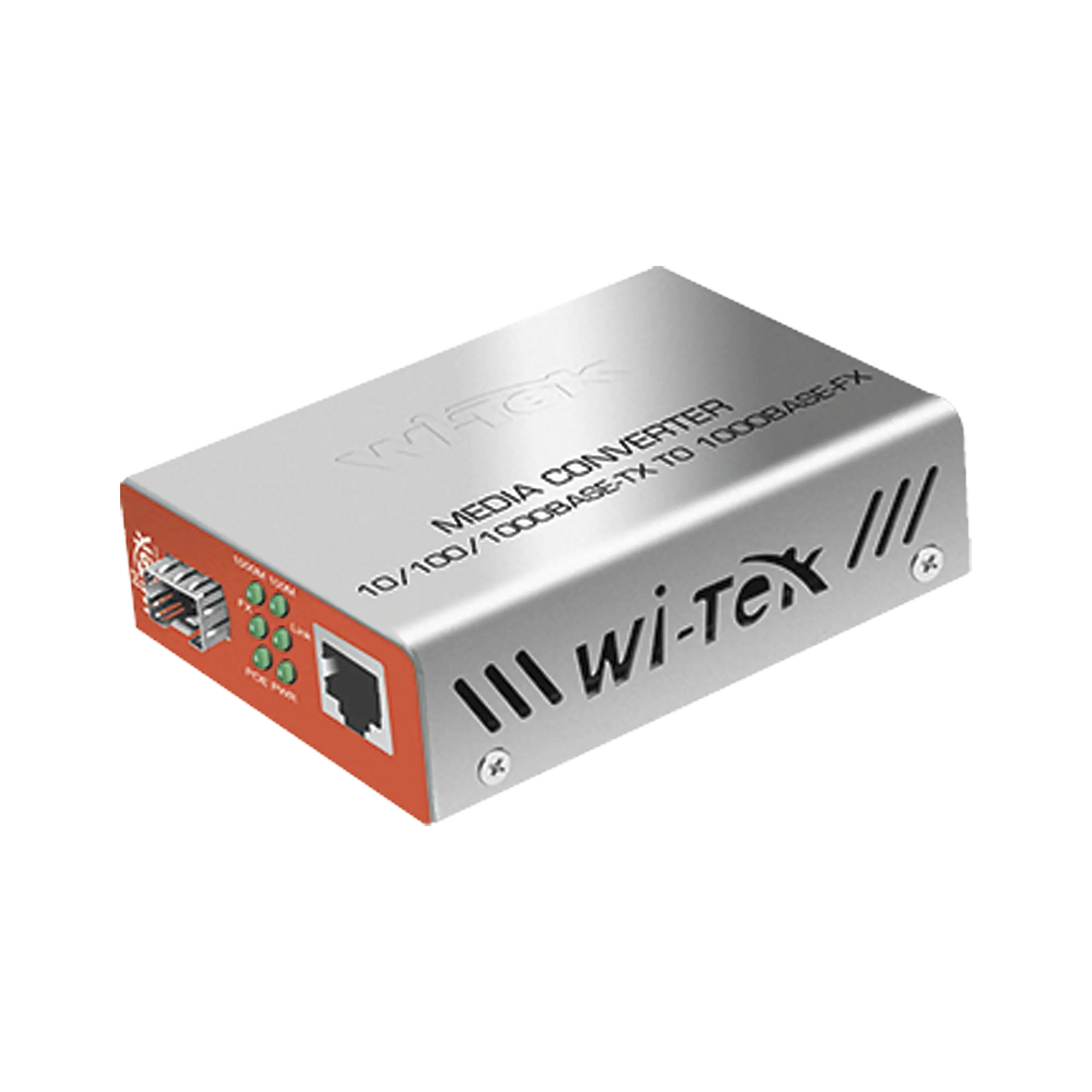 Convertidos de medios / 1 puerto RJ45 100/1000 Mbps PoE Out 802.3af/at / 1 SFP 1000Mbps / hasta 25 Km