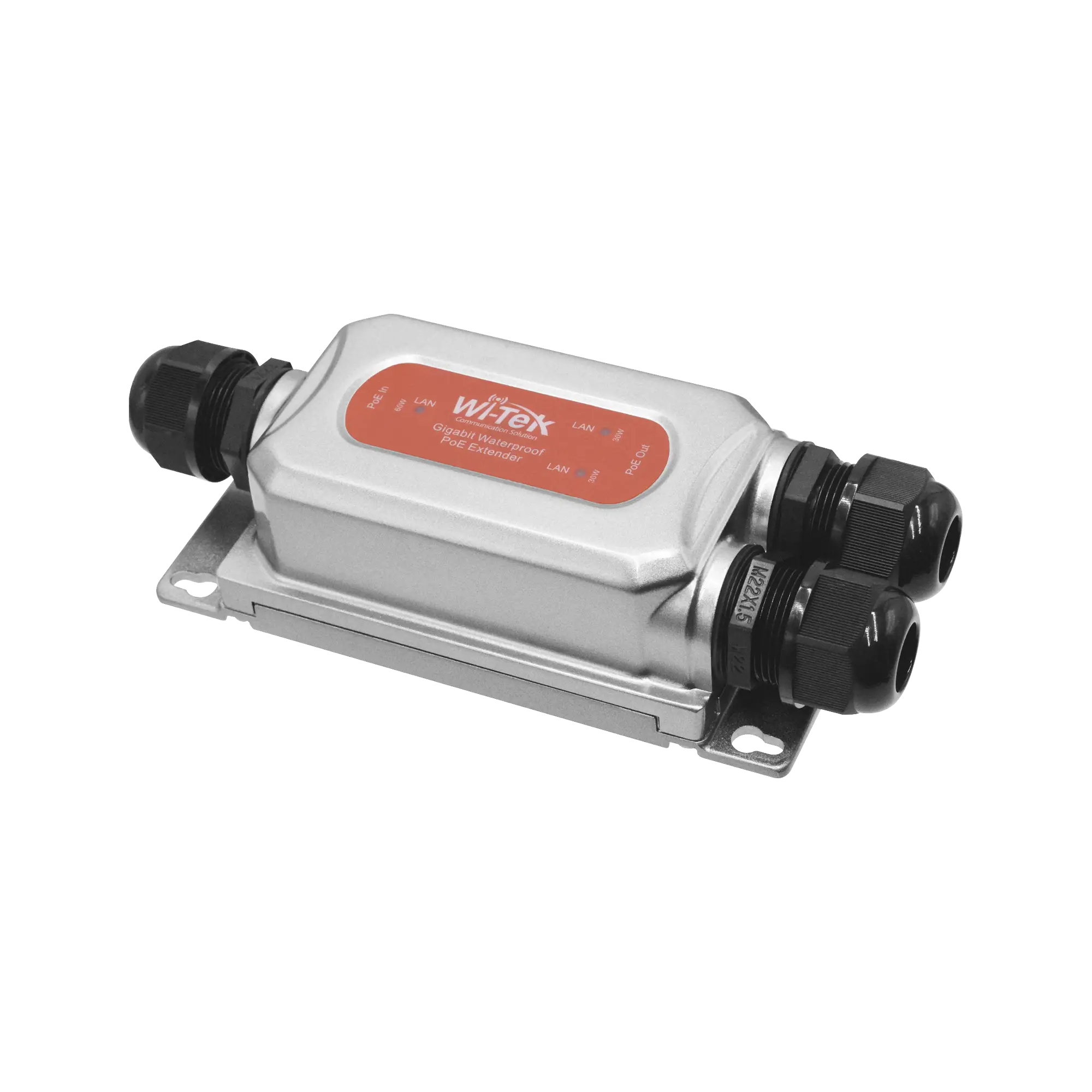 Extensor PoE para exterior / Entrada PoE de 60W y 2 salidas PoE de 30W / Protección IP68 / Ideal Para Aplicaciones de CCTV