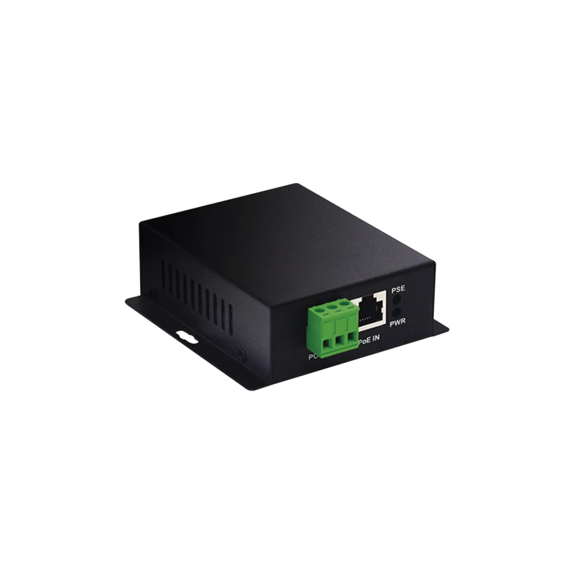 Convertidor PoE Industrial / Entrada PoE 802.3 af/at / Salida PoE pasivo 24V / Conexión plug and play / Alcance de hasta 100 metros / Ideales para Enlaces Inalámbricos
