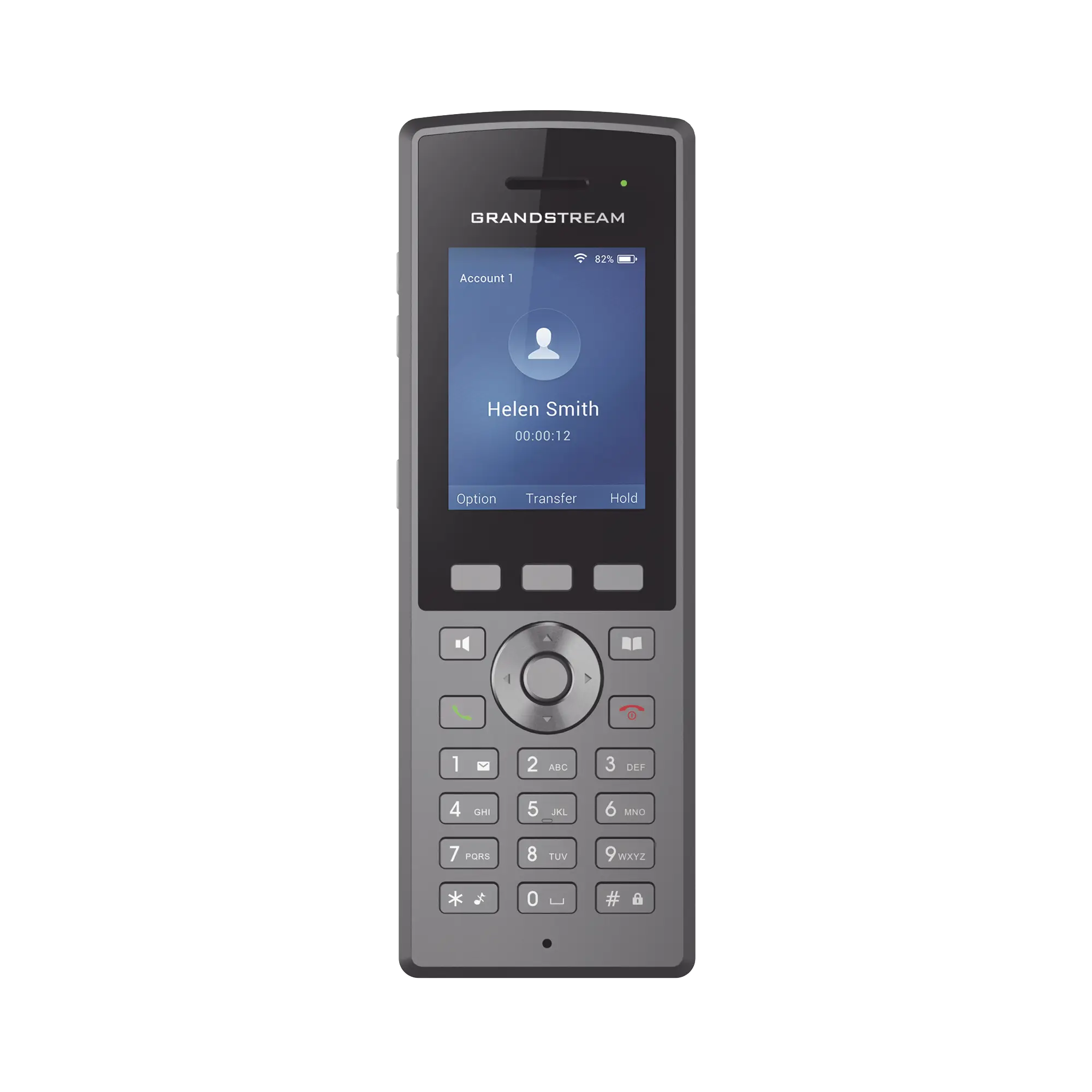 Teléfono WiFi portátil empresarial con diseño resistente IP67, conectividad a la red VoIP vía WiFi