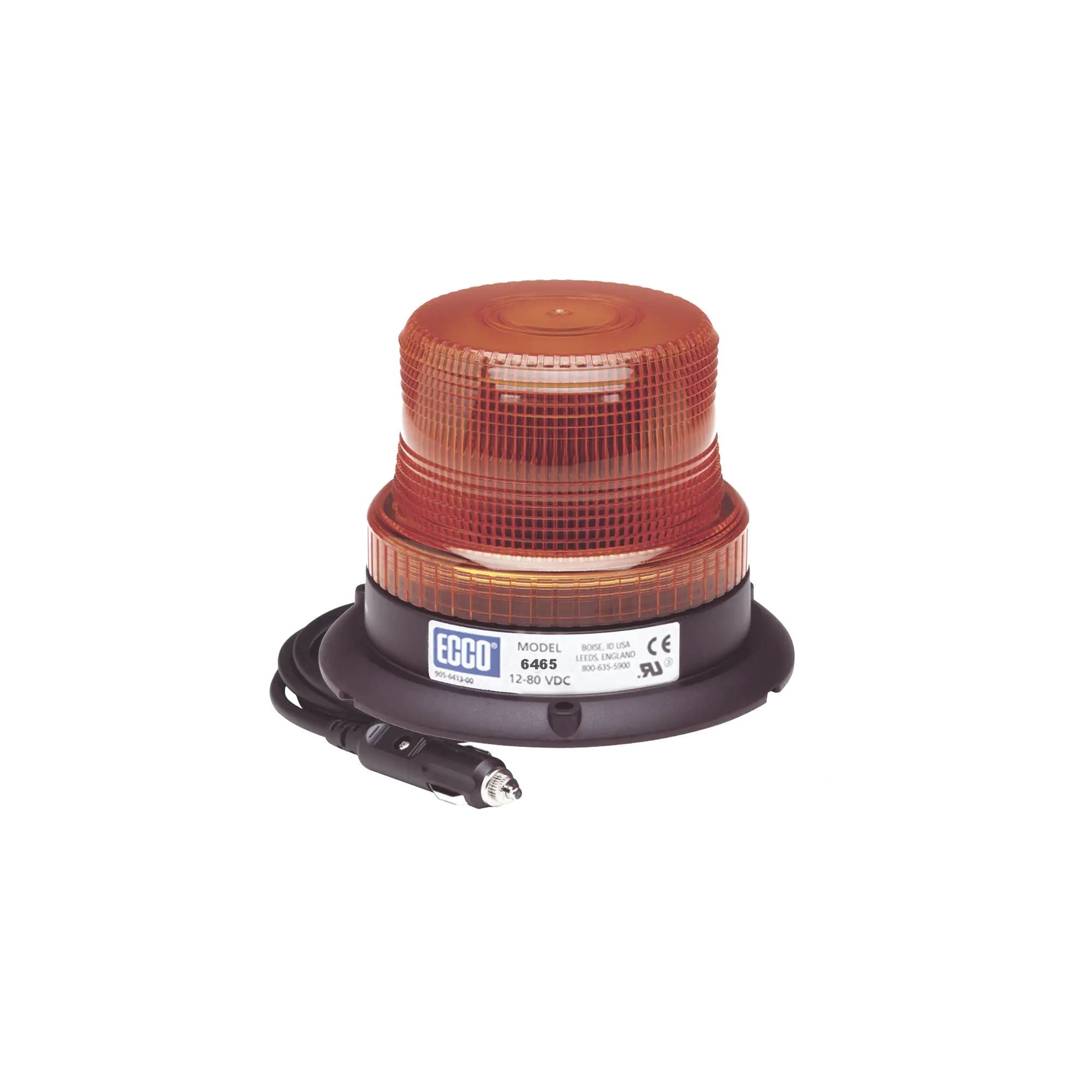 Mini Burbuja Led color Ámbar Serie X6465 con montaje de succión magnetico