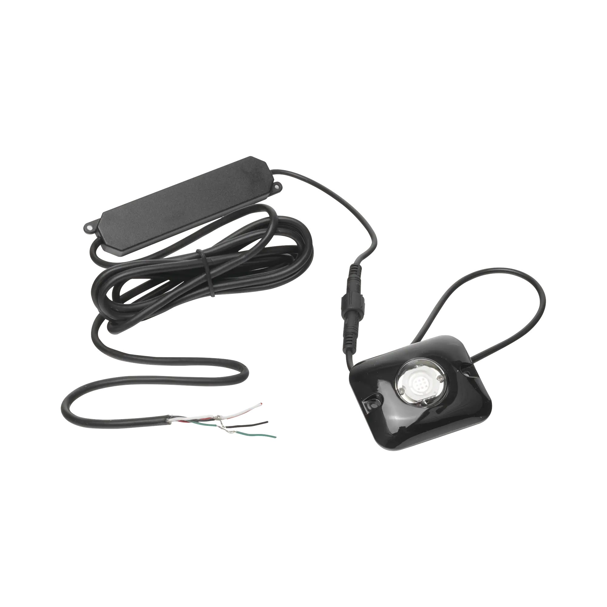 Estrobo Oculto de 1 LED de 10W, Ideal para Vehículos Encubierto, Color Ambar
