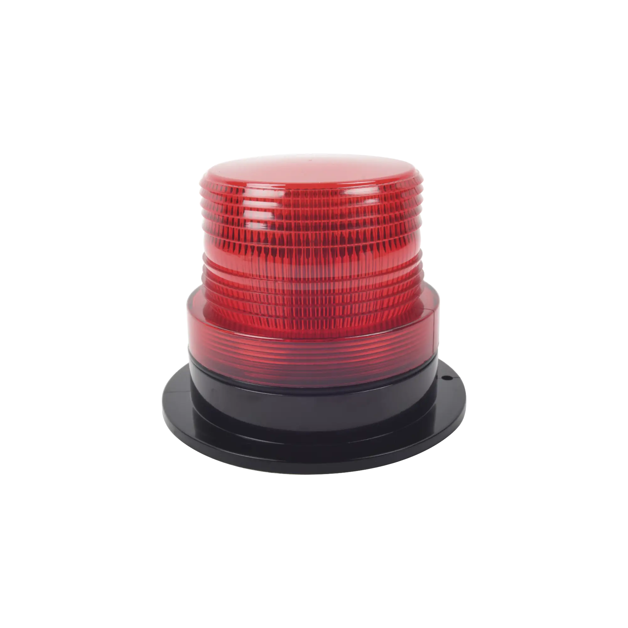 Burbuja Brillante de Larga Vida Útil, con 8 LEDs Color Rojo, Domo Rojo, 12Vcd