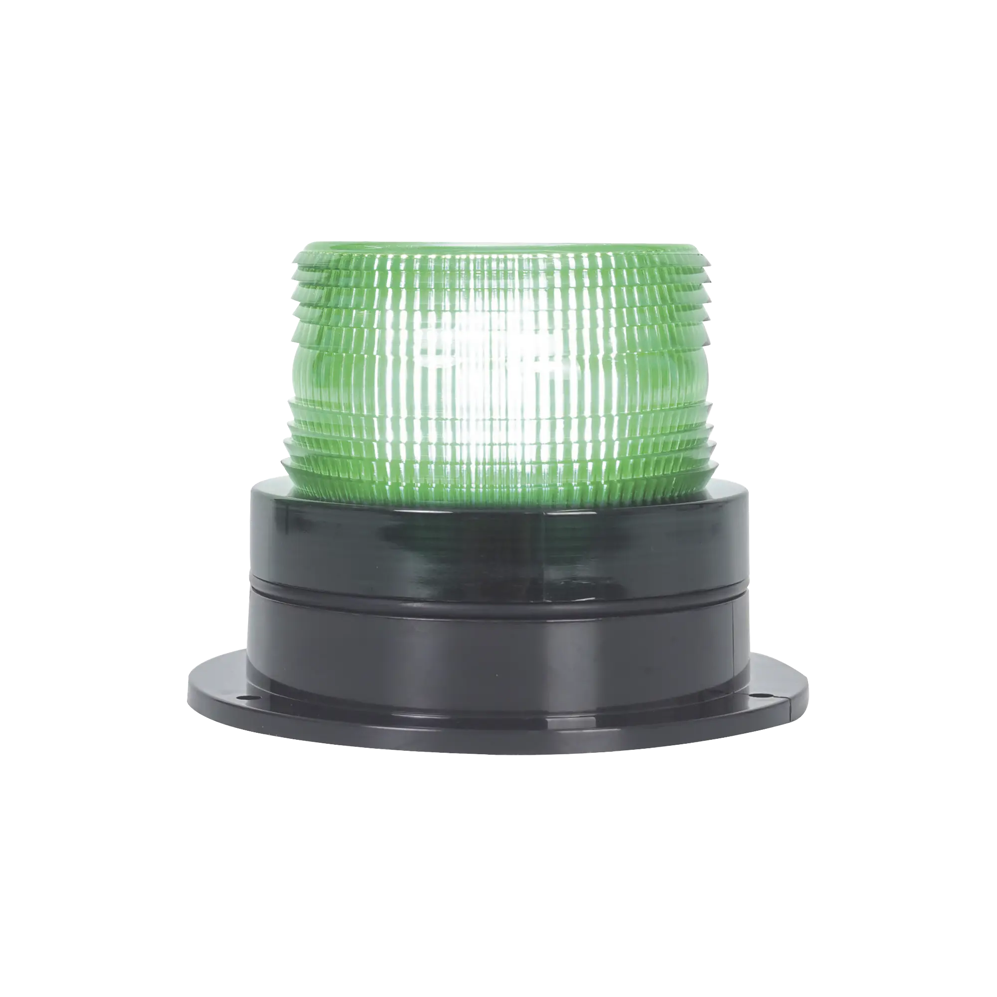 Burbuja Brillante de Larga Vida Útil, con 8 LEDs Color Verde, Domo Verde, 12Vcd