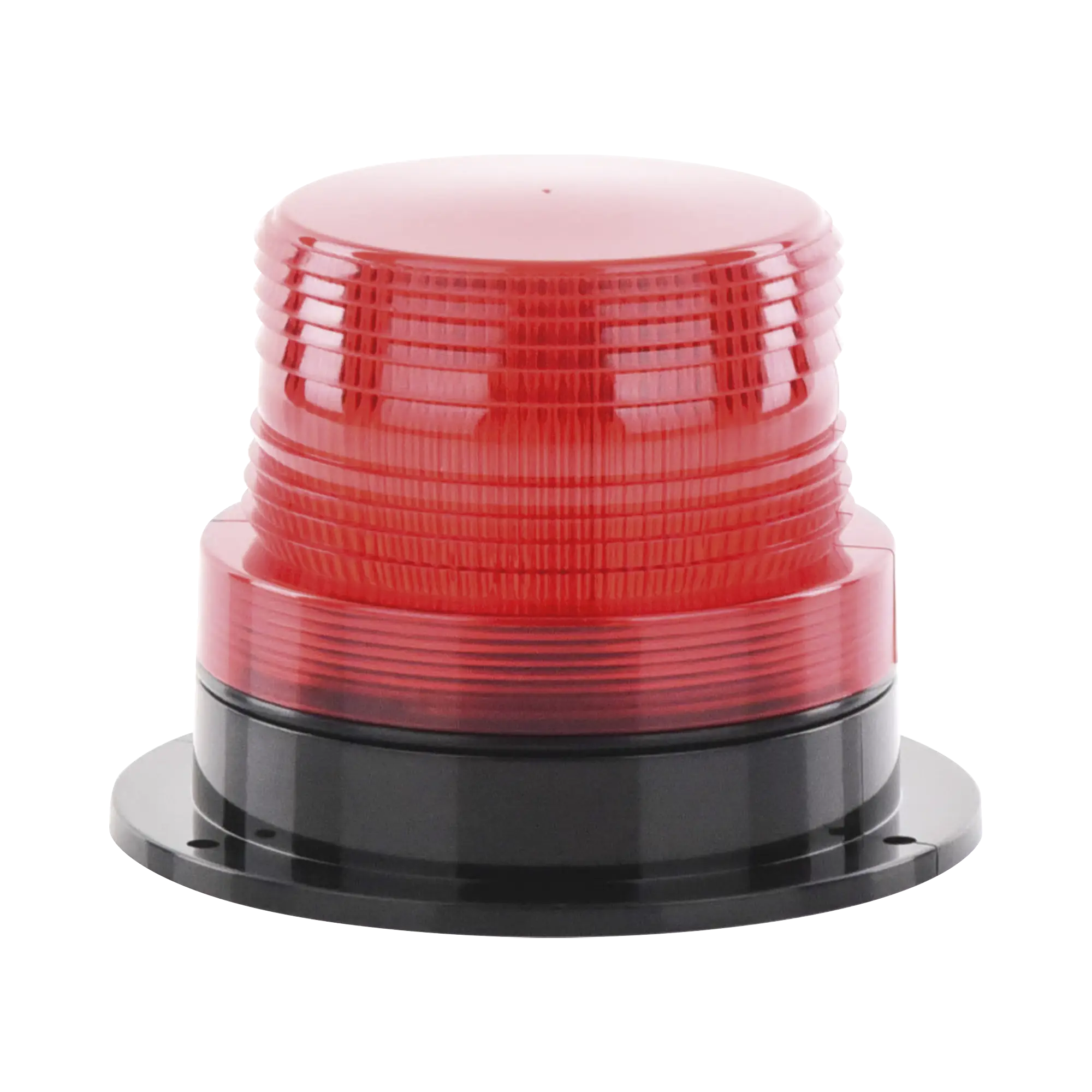 Burbuja Brillante de Larga Vida Útil, con 8 LEDs Color Rojo, Domo Rojo, 110 Vca