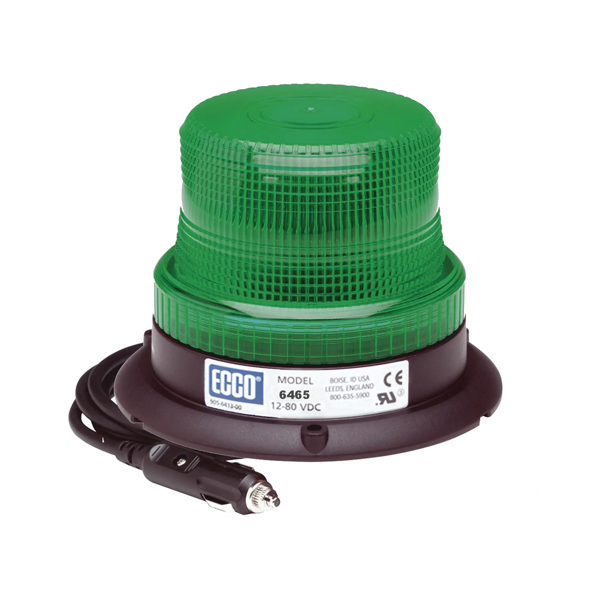 Mini Burbuja Led color Verde Serie X6465 con montaje de succión magnetico