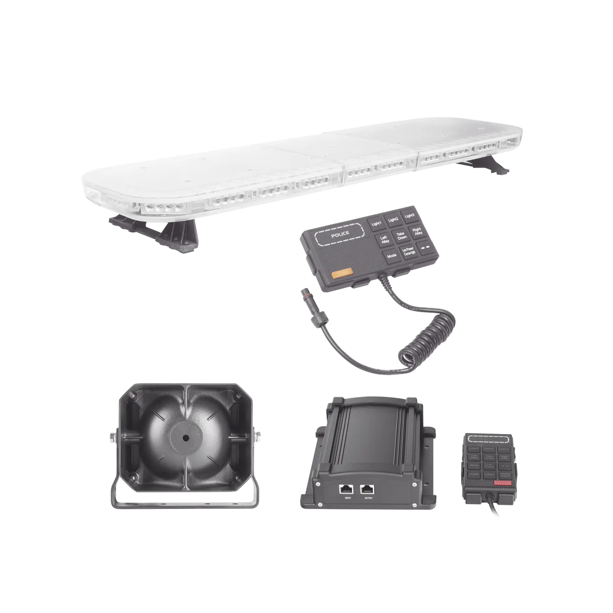 Kit básico para equipamiento de unidades de Seguridad Pública