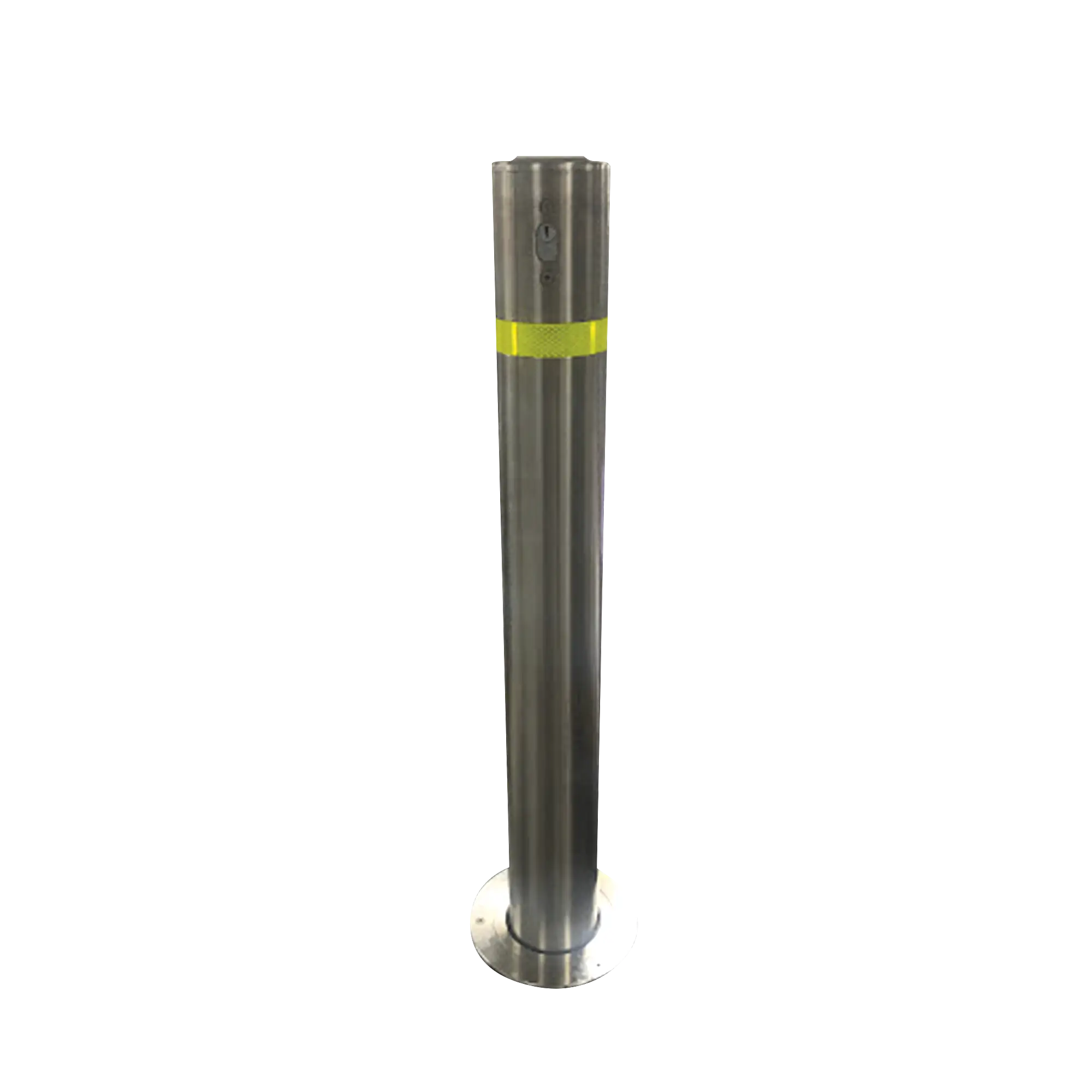 Bolardo retráctil de Acero Inoxidable de 900 mm de Altura / Ideales para delimitación vehicular y peatonal