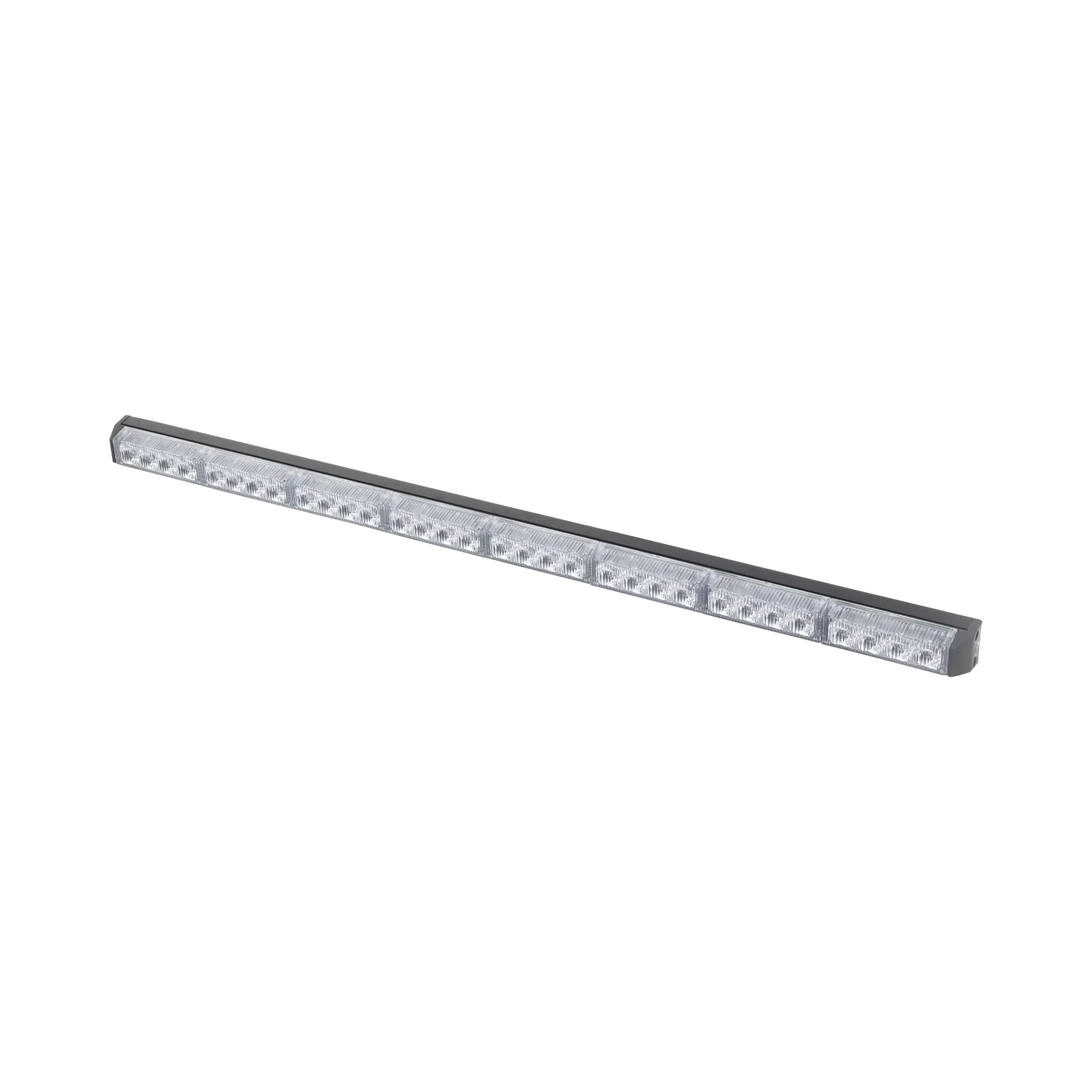 Barra de Luz de Advertencia con 8 Módulos Ámbar, ideal para el direccionamiento de tráfico