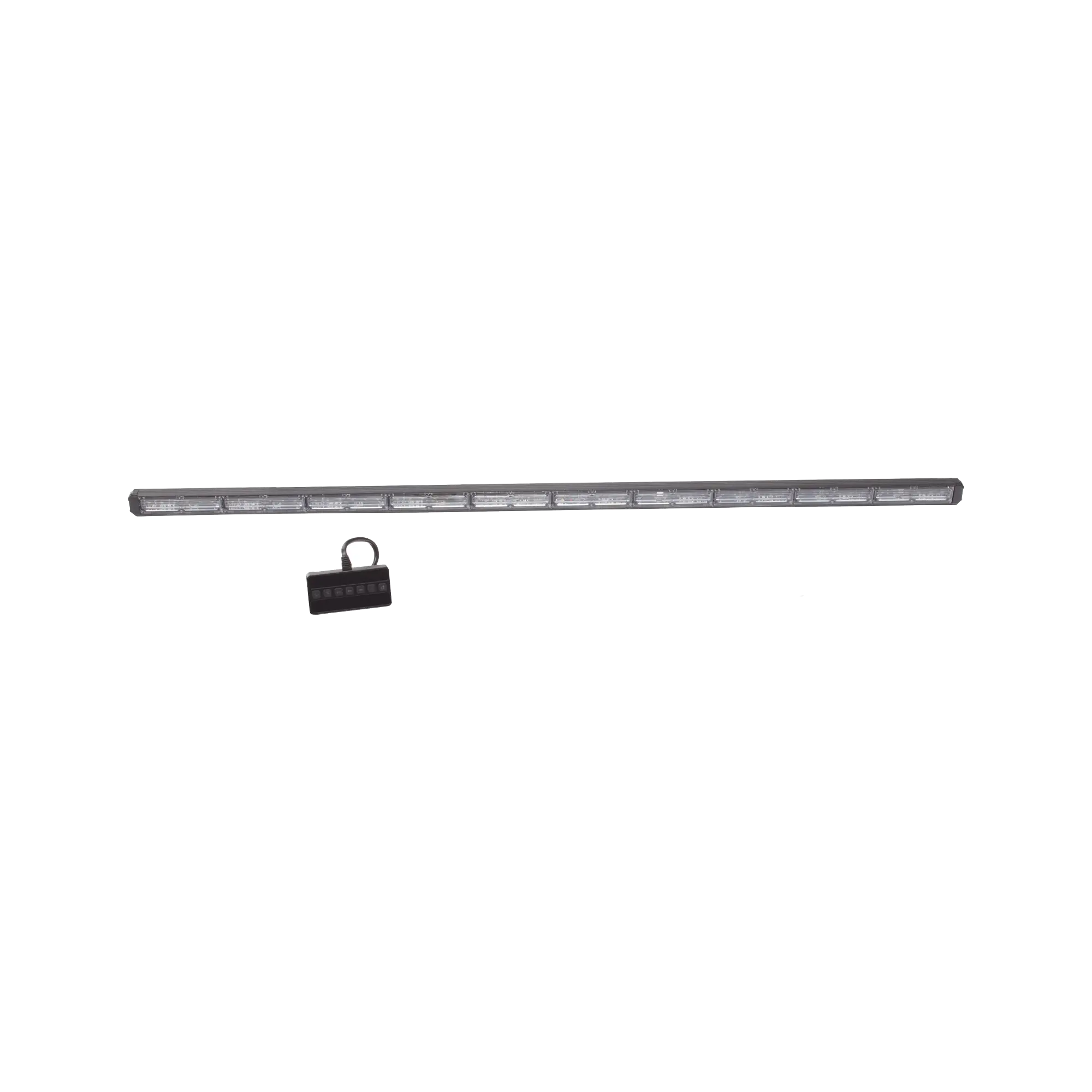 Barra de luz de advertencia de 10 Módulos de 6 LED, 49 Pulgadas Ambar