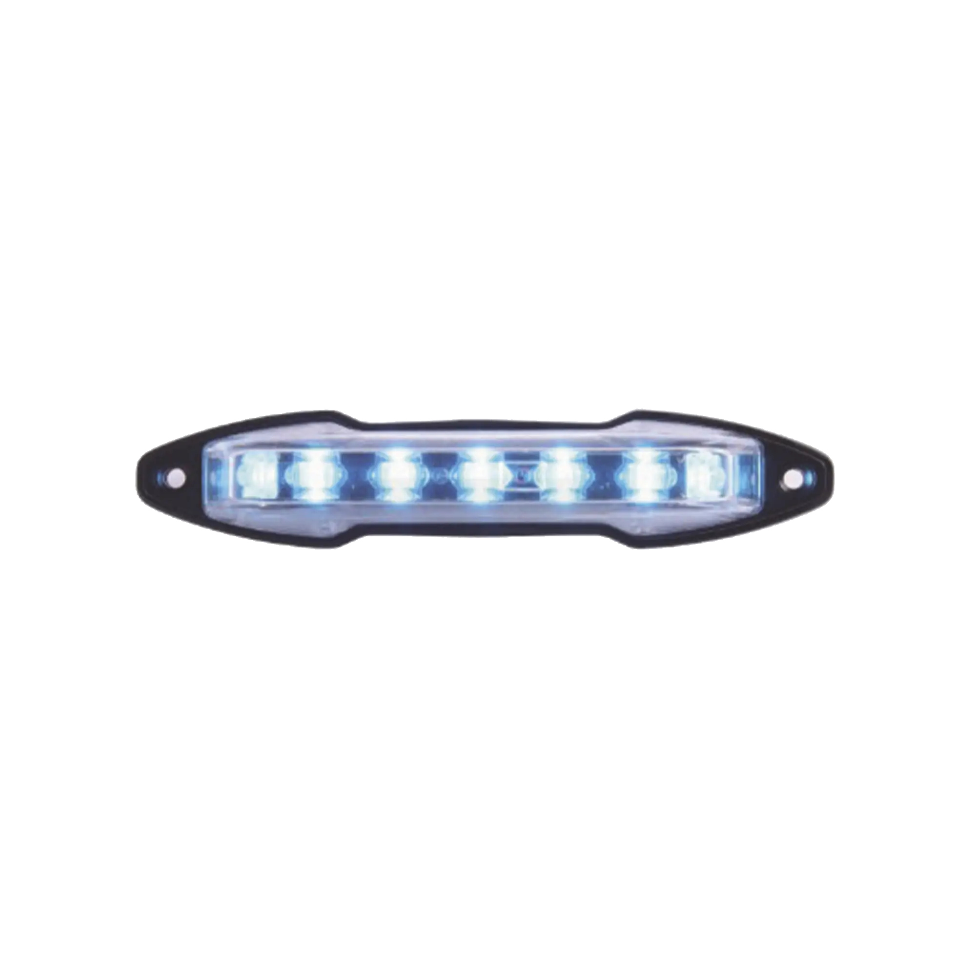 Luz auxiliar con 9 LED color azul angulo de 180 grados