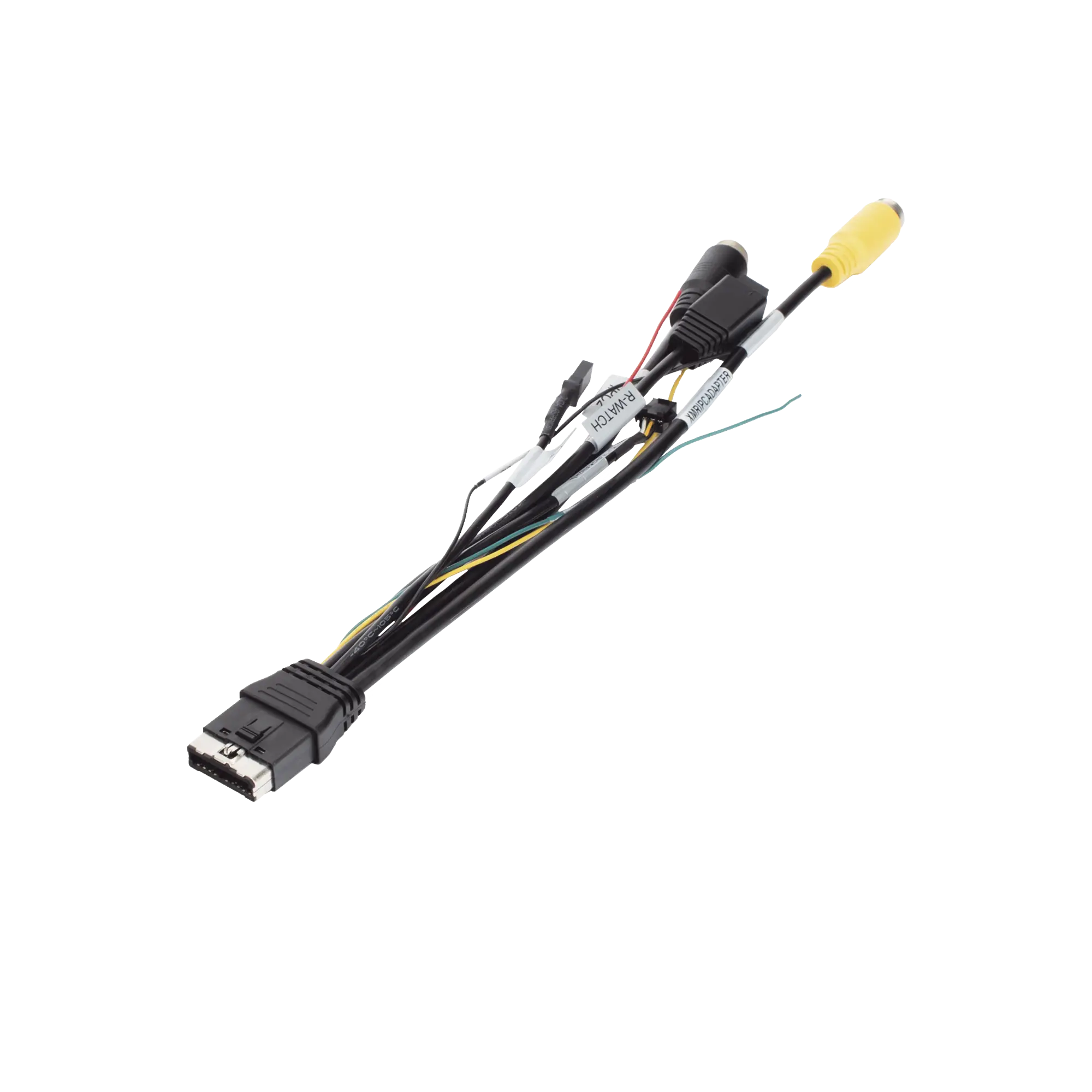 Cable adaptador / posibilita la inclusión de un canal IP, incorpora salida de video conector tipo aviación 4 pines y datos RS485 / compatible con modelo XMR406NAHD