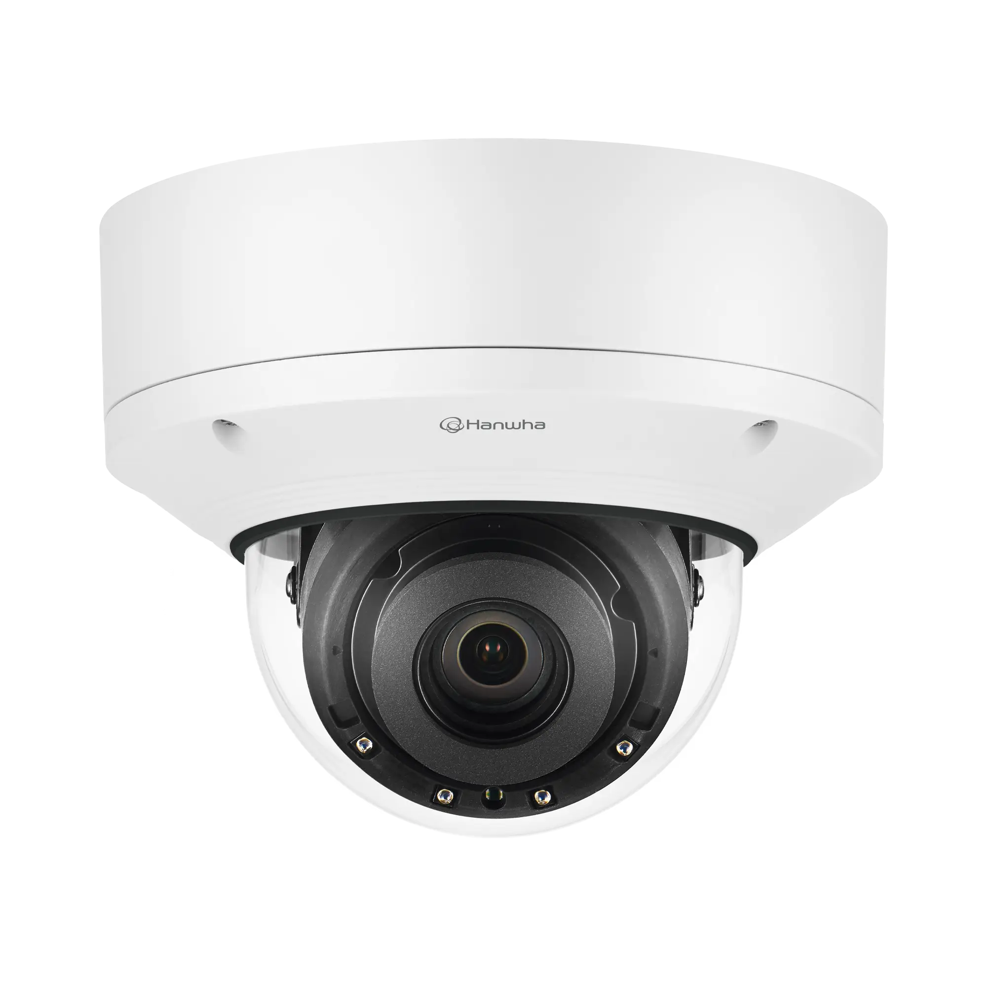 Cámara IP Domo Antivandálica 5MP para interior / Extensor POE / Lente Motorizado 3.6 – 9.4mm / IR 50M / WDR 150db / H.265 & WiseStream II