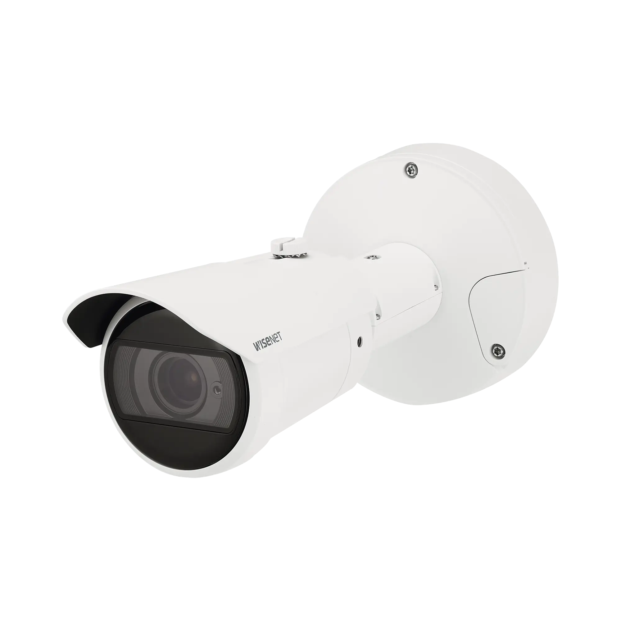 Camara Bala IP 2MP con Inteligencia Artificial / Lente Mot 5.2 a 62.4mm / WDR 120dB / H.265 / Ranura SD / Protección IP67 IK10 NEMA4X / IR 90m