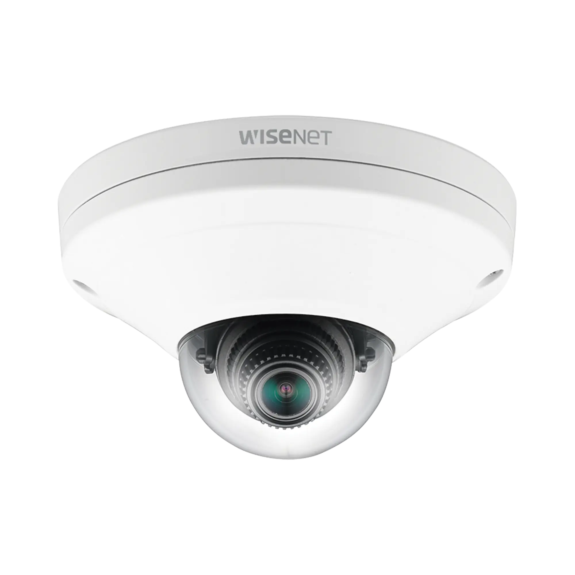 Cámara IP Mini Domo Exterior Antivandálico 2MP Color Blanco / Lente 2.8mm / WDR 150db / H.265 & WiseStream / Conteo de Personas / Video Analíticos Avanzados
