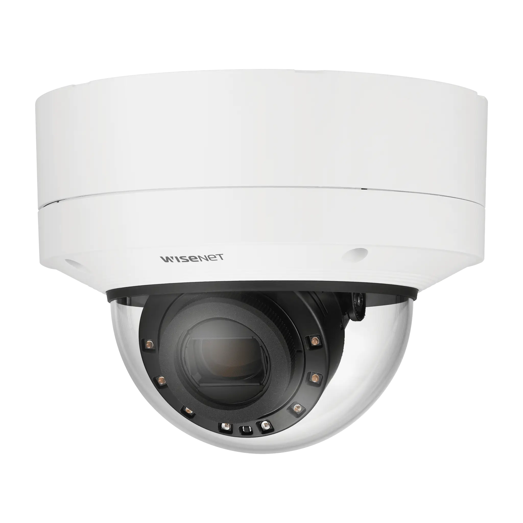 Cámara IP Tipo Domo Antivandálico con inteligencia artificial 2MP Lente Varifocal 5.2 – 62.4 MM IR 70M/ H.265/ H.264/WDR 150DB/ HLC/ Doble SD CARD/ 12VDC/24VAC/POE, IP67, IK10