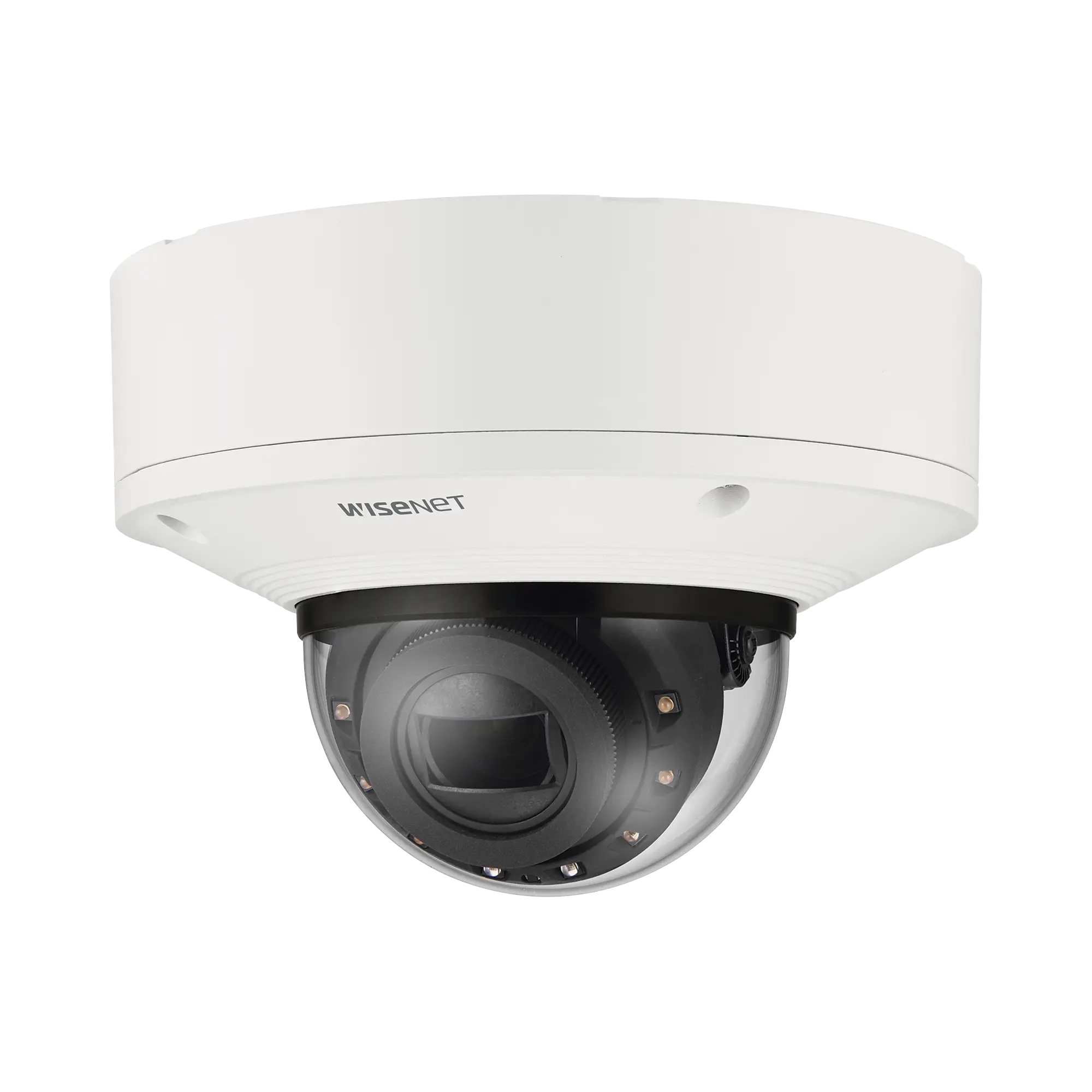 Cámara Domo 4k con IA, Antivandalica / Lente Motorizado de 4.4 a 9.3mm / P-Iris, WDR 120dB / Ranura SD / IP66 IP67 NEMA4X IK10
