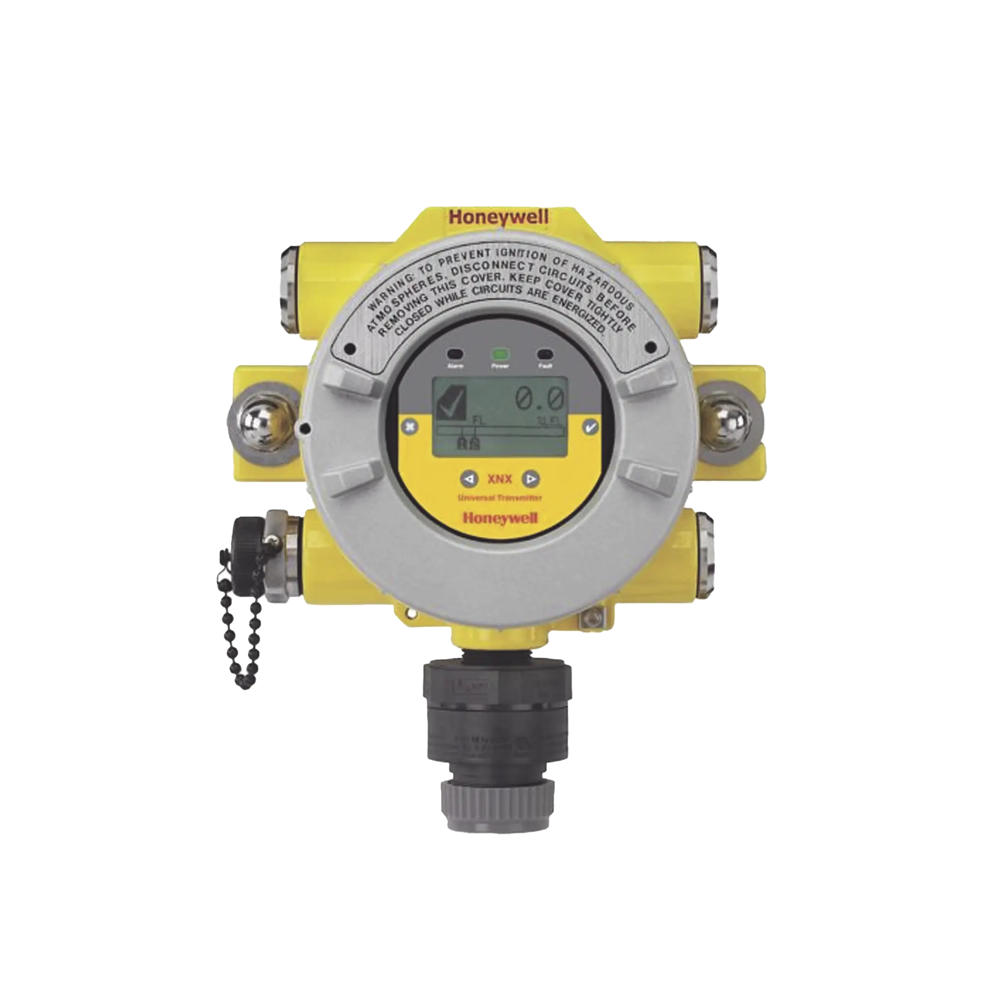 Transmisor Universal Serie XNX Para Sensores Tóxicos y De Oxigeno, Con HART® sobre salida 4-20 mA, Certificado UL/CSA, 4 entradas 3/4″ NPT, Carcasa Aluminio Pintado