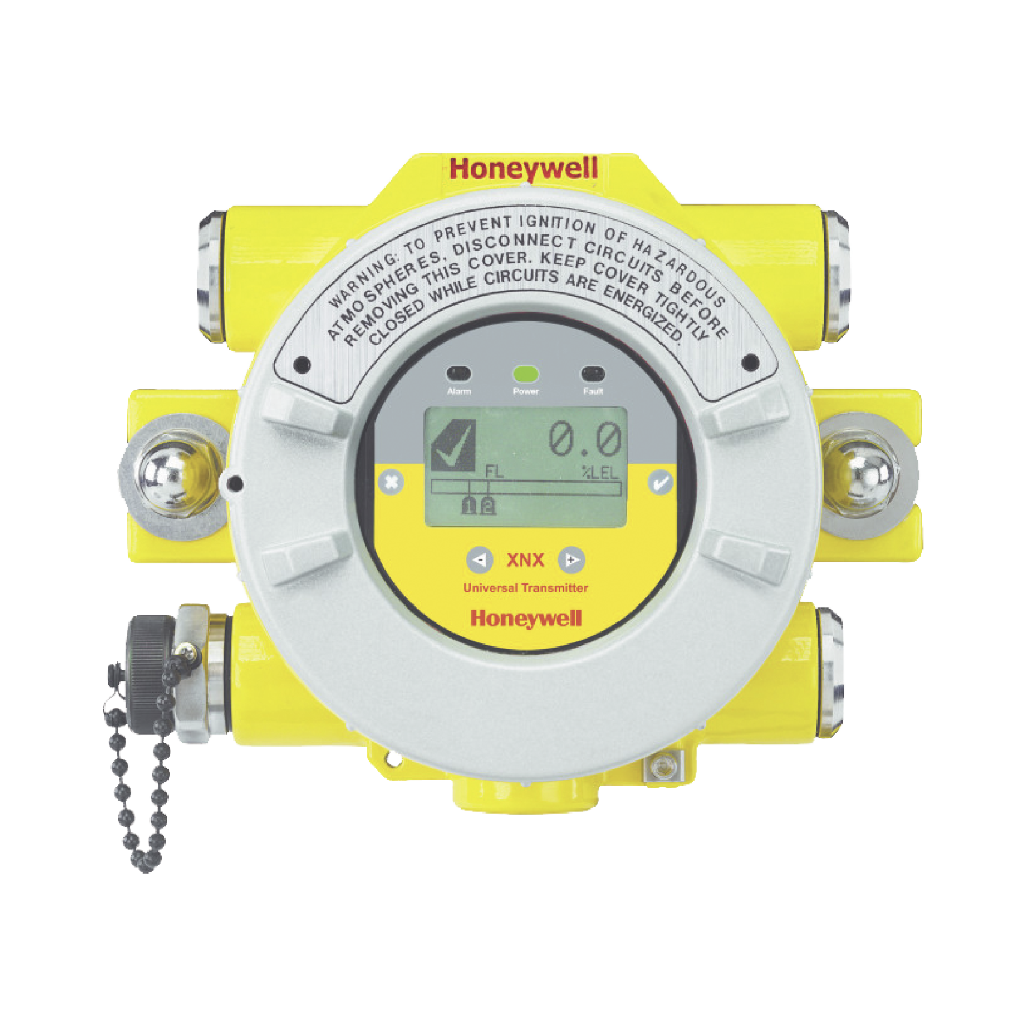 Transmisor Universal De Gas Fijo, Serie XNX, HART® sobre 4-20mA, UL/CSA, Entradas 5×3/4″ NPT, Aluminio Pintado, Configurado para Optima Plus y Excel, No Incluye Sensor de Gas