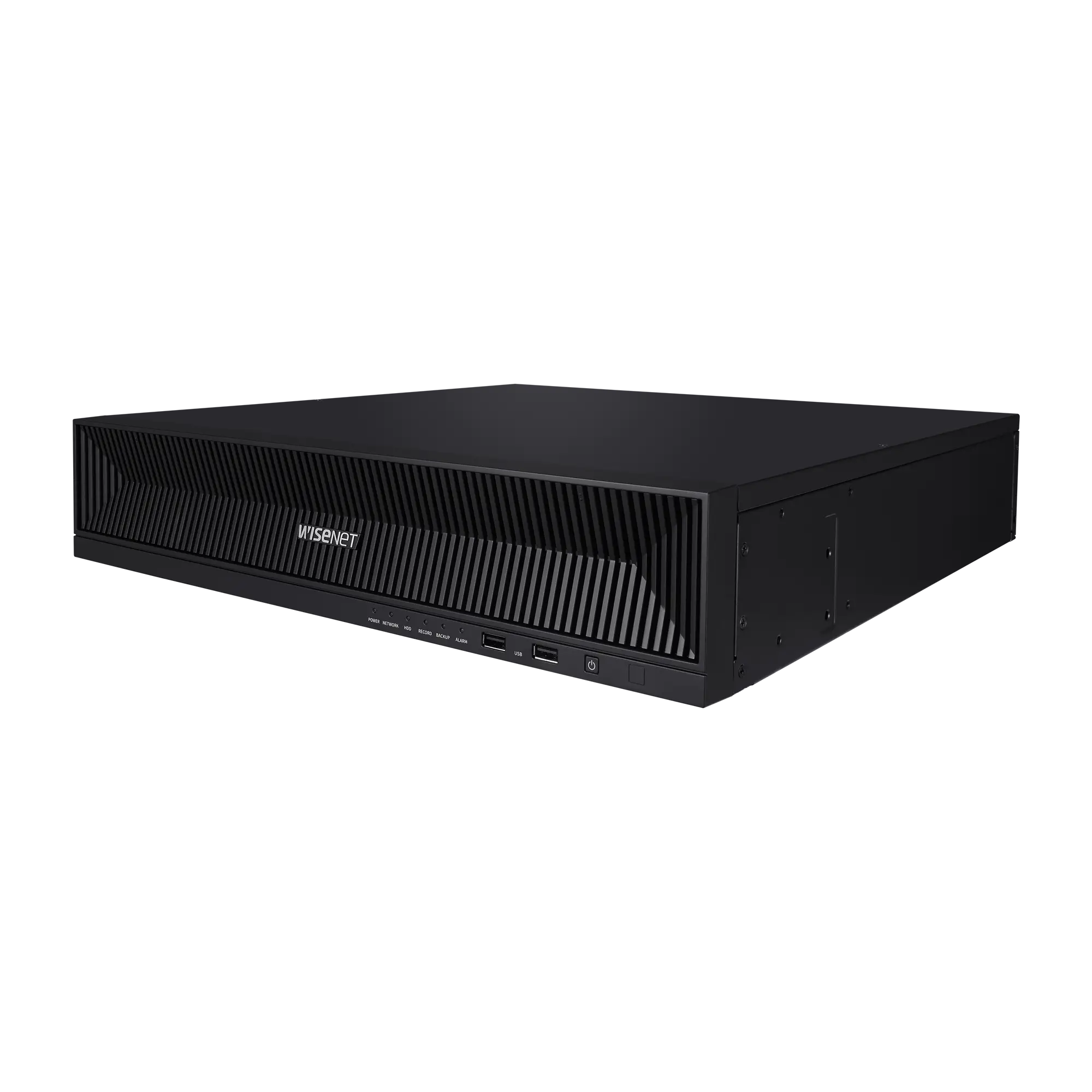 NVR de 16 canales / 32MP / Hasta 4 Discos Duros / Switch PoE+ 16 puertos / Wisenet P2P / H.265 & WiseStream