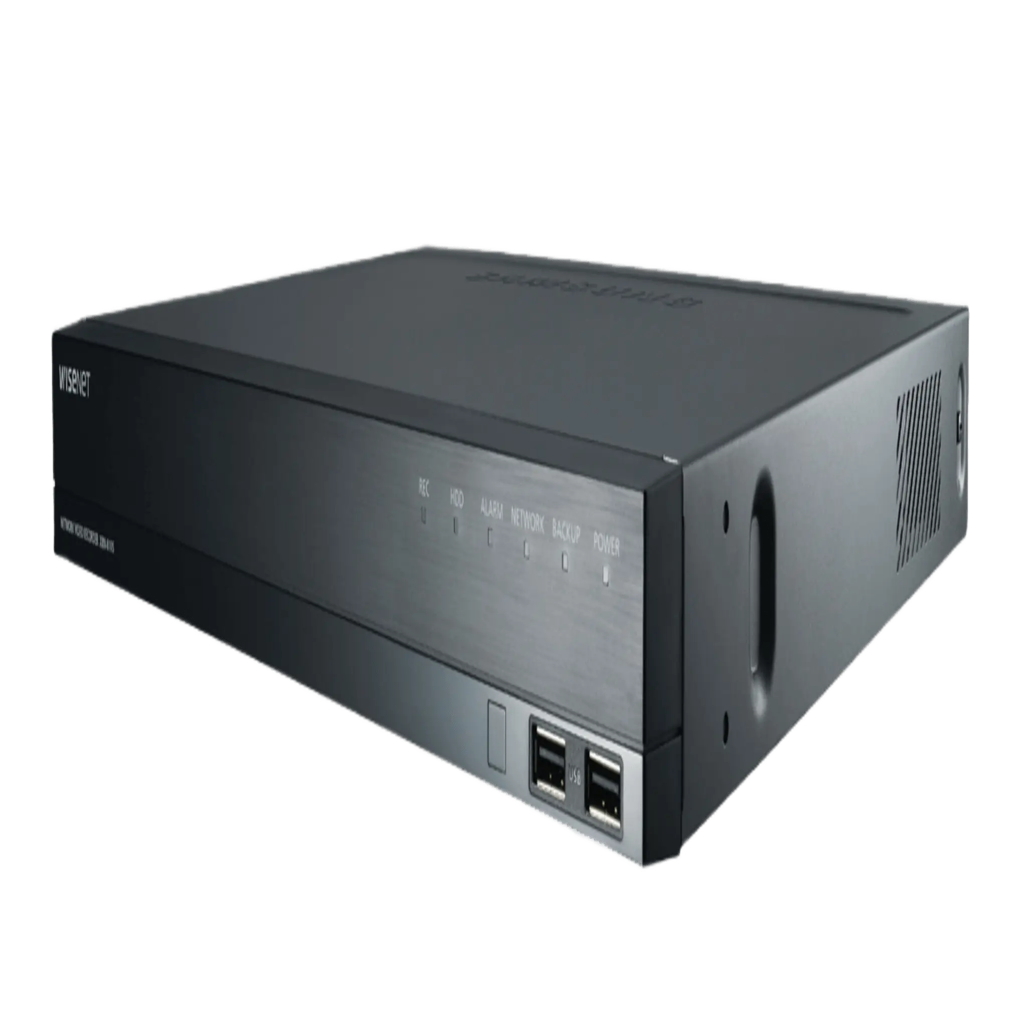 NVR 32 Megapíxel / 8 canales / 8 puertos PoE+ / H.265 & WiseStream / P2P Wisenet / Entradas y Salidas de Alarma