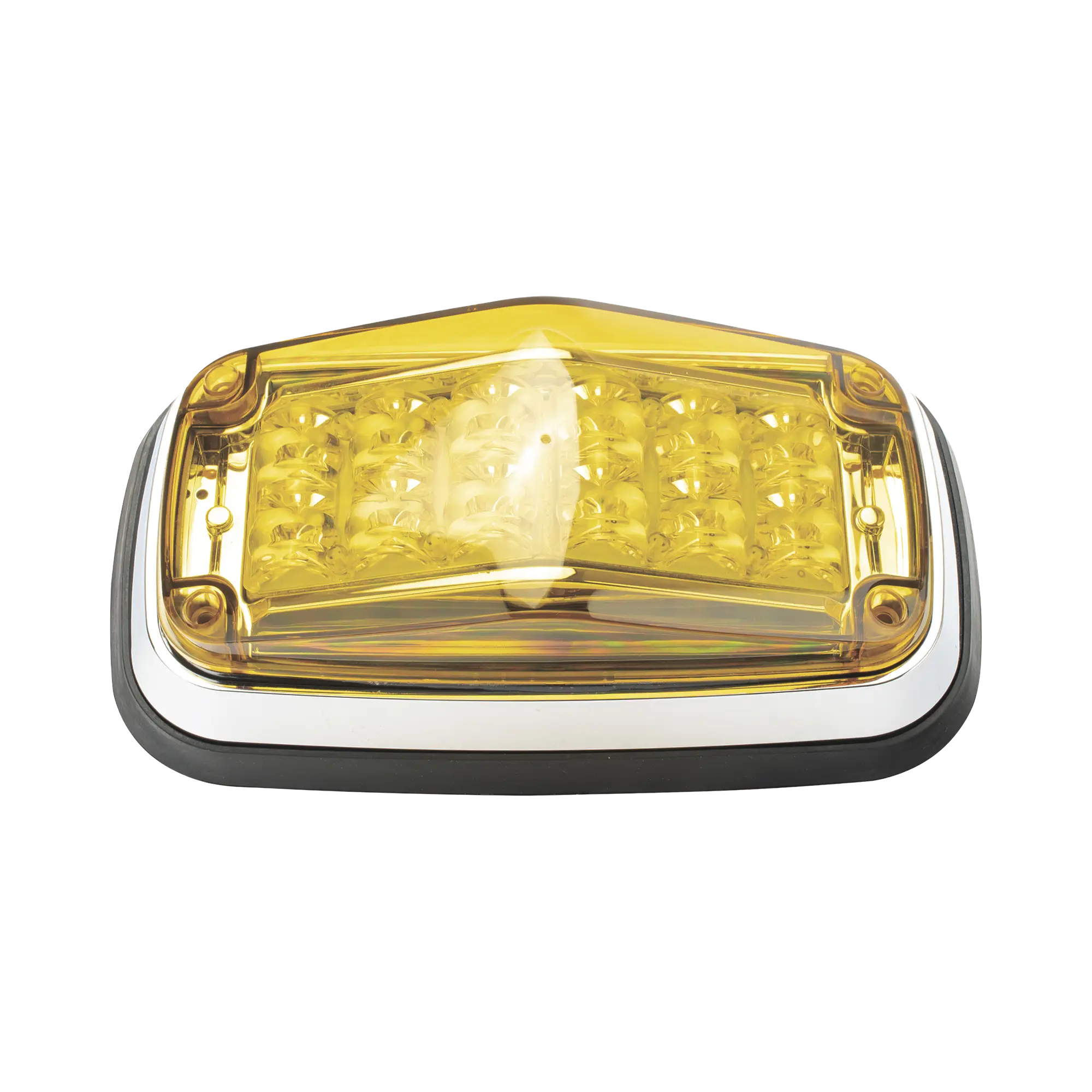 Luz de advertencia 8 X 4″, Color Ámbar, IP67, SAE,  Ideal para Ambulancias