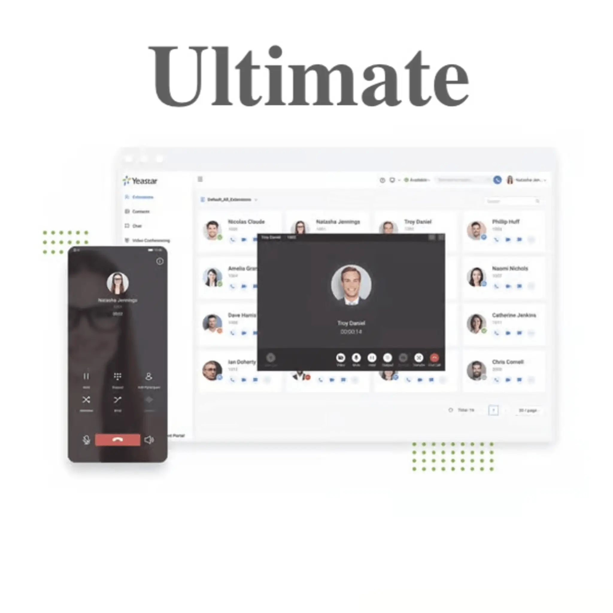 Extensión anual de usuario para conmutador en nube Yeastar Ultimate Edition