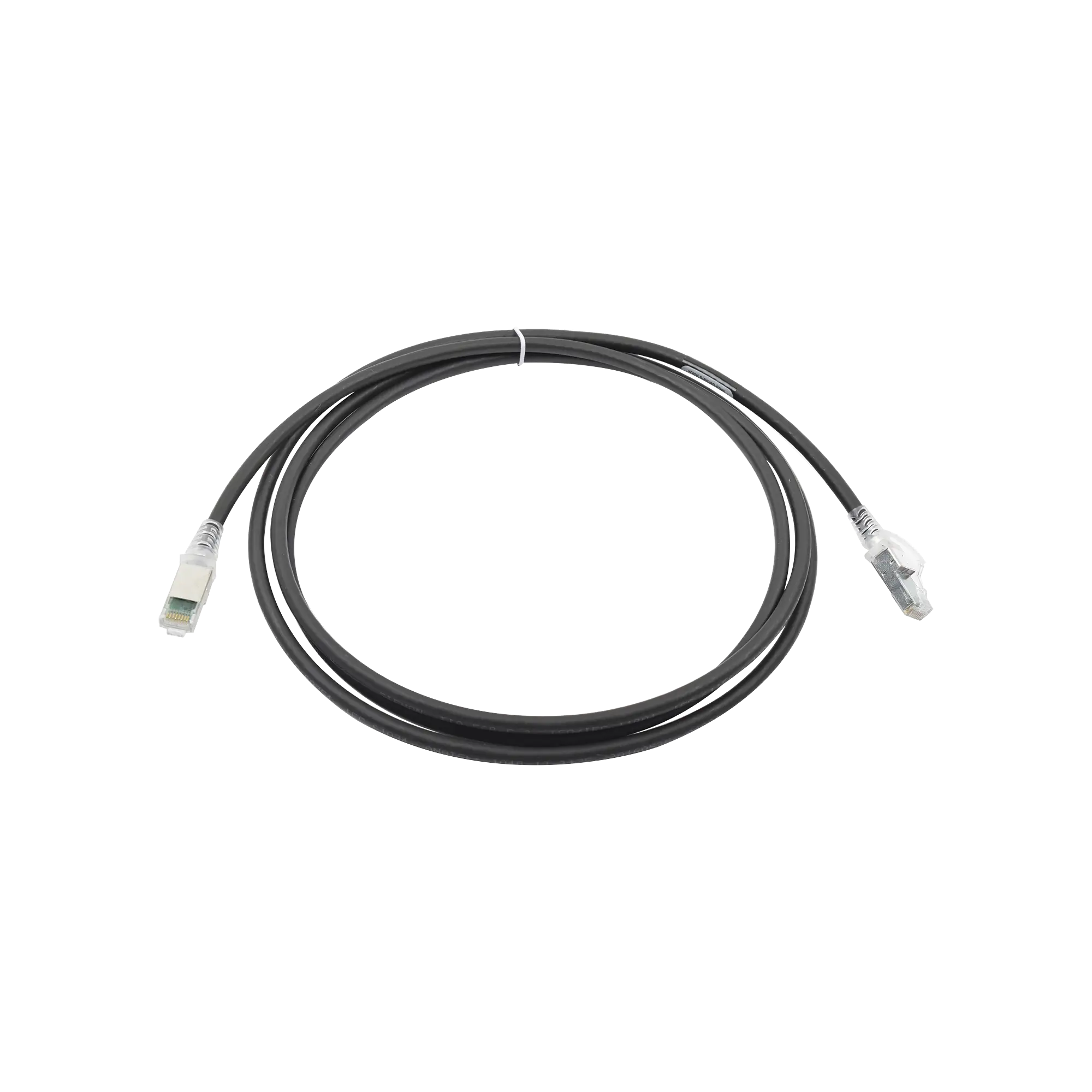 Patch Cord Z-MAX Cat6A S/FTP, CM/LS0H, 7ft, Color Negro