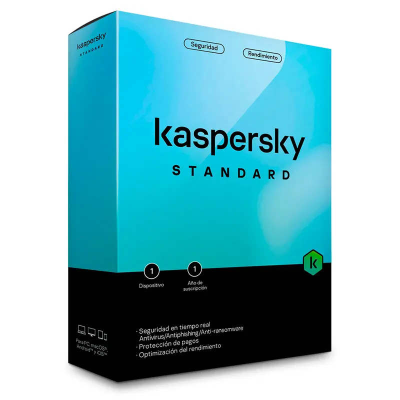 Kaspersky Standard 1 Dispositvo 1 Año