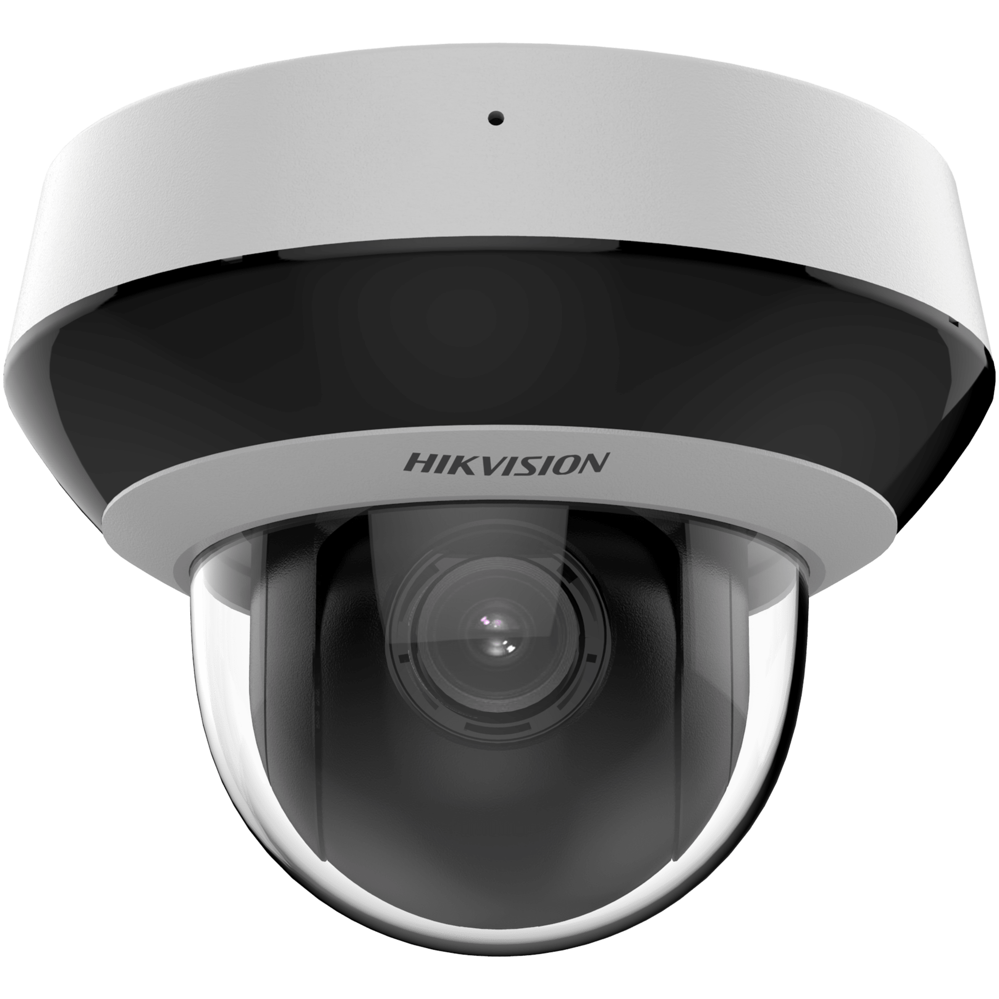 Mini Domo PTZ IP 4 Megapixel / 4X Zoom / Micrófono y Bocina Integrada / ACUSENSE / H.265+ / 20 mts IR EXIR / WDR / PoE / IK10 / IP66 / DarkFighter /  / Micro SD