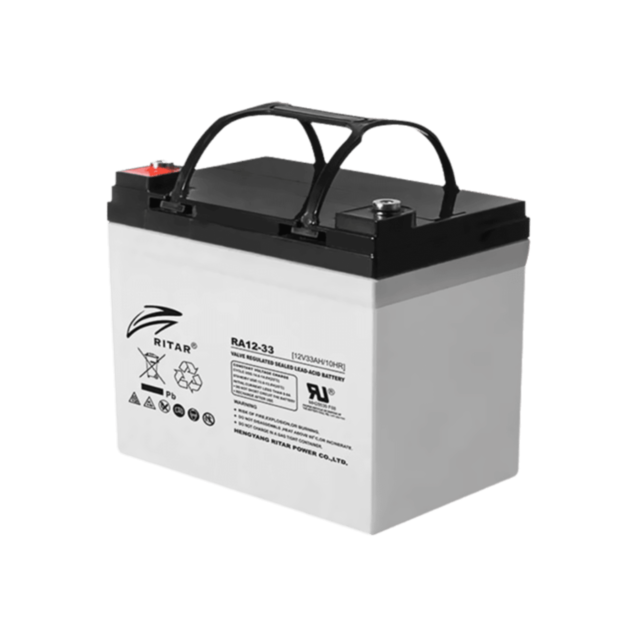 BaterĂa 12 Vcc / 33 Ah / TecnologĂa AGM-VRLA / para UPS Trifásico Cyberpower