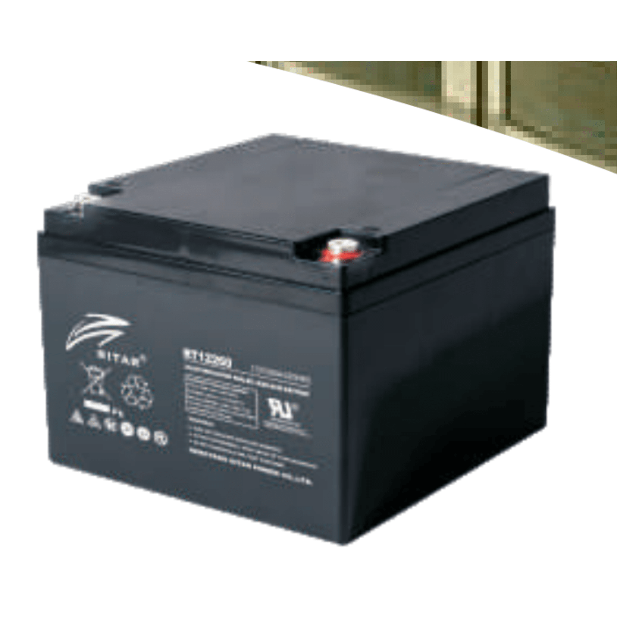 BaterĂa 12 Vcc / 26 Ah / TecnologĂa AGM-VRLA / para UPS Trifásico Cyberpower