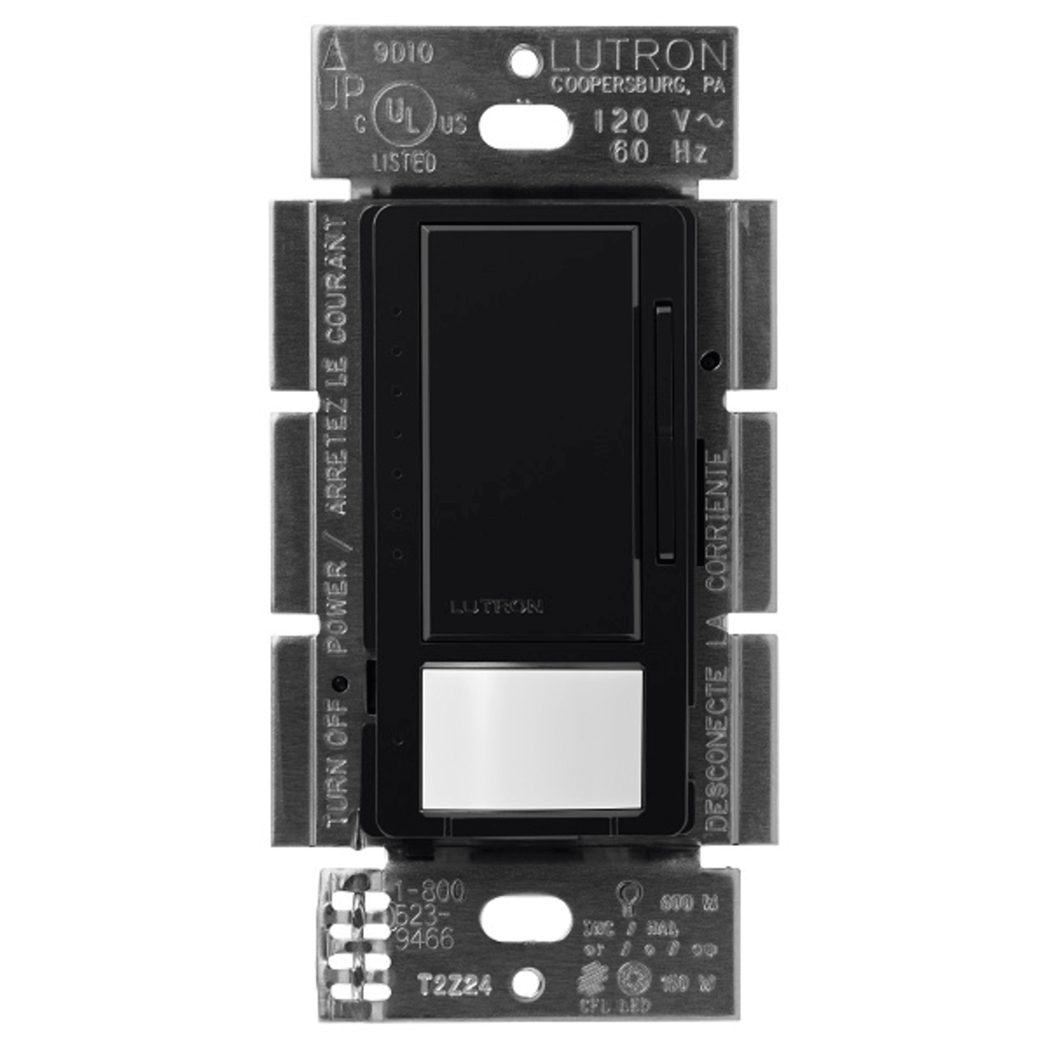 SWITCH MAESTRO MULTILOC/1 SOLO POLO 120/600W NEGRO MATE