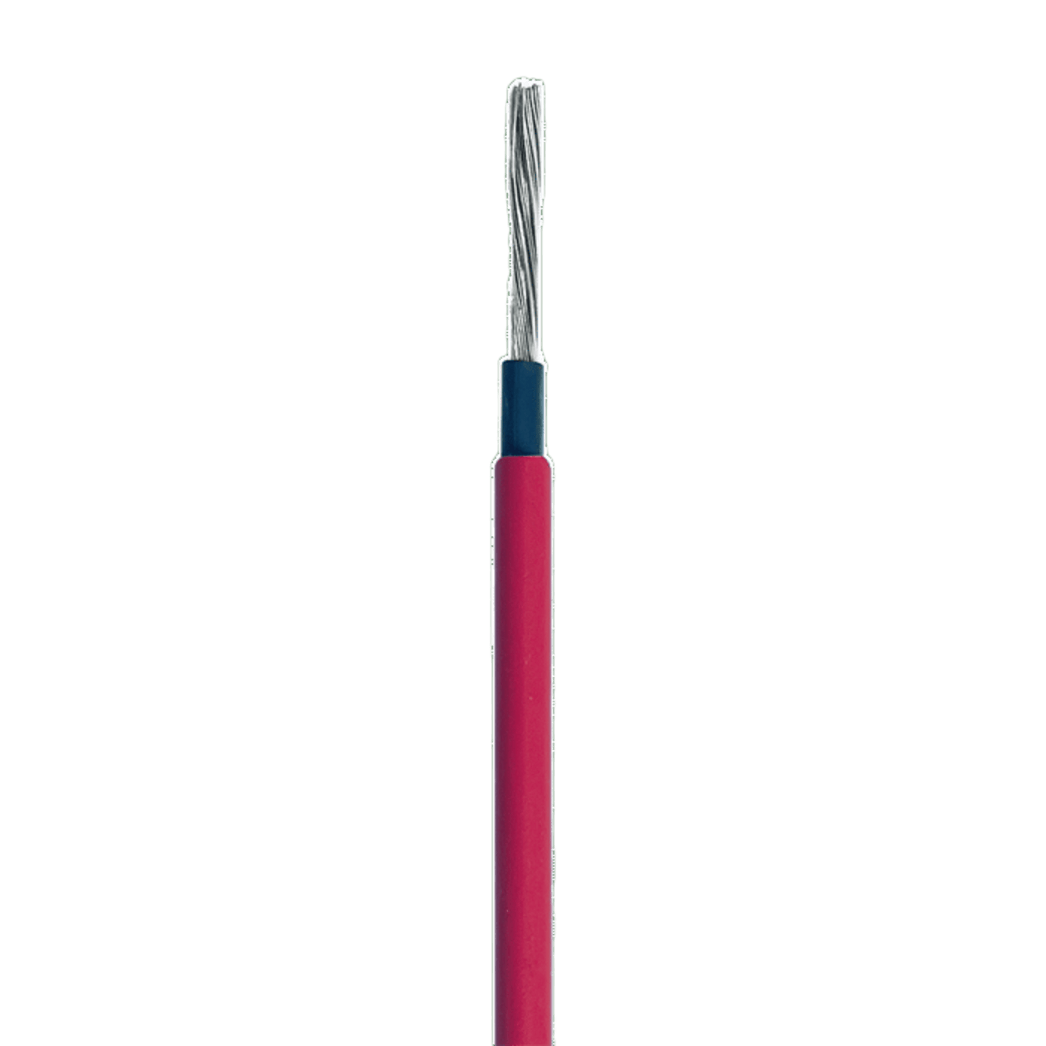 Cable Fotovoltaico Rojo / Cobre Estañado / 6 mm² (10 AWG) / 2000V / Rollo 25m / UL 4703 y TUV