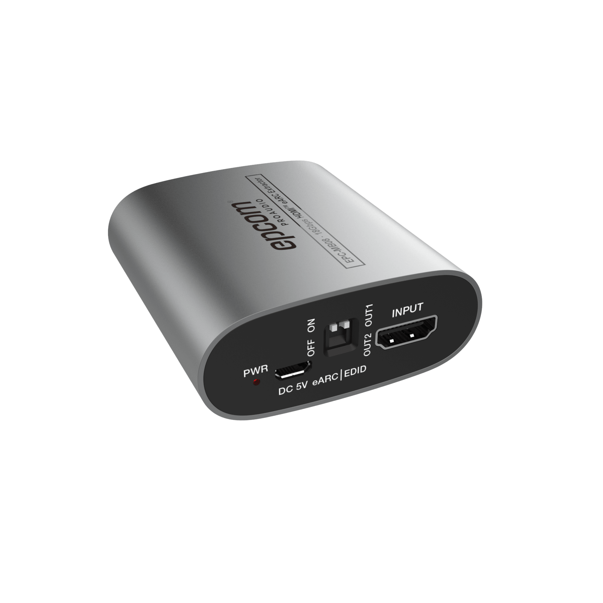 Extractor HDMI eARC | 18Gbps | HDMI 2.0b | HDCP 2.2 | Soporta 4K@60Hz 4:4:4 | Audio LPCM y Dolby/DTS | Salida HDMI, Óptica y L/R | Control RS-232 e IR