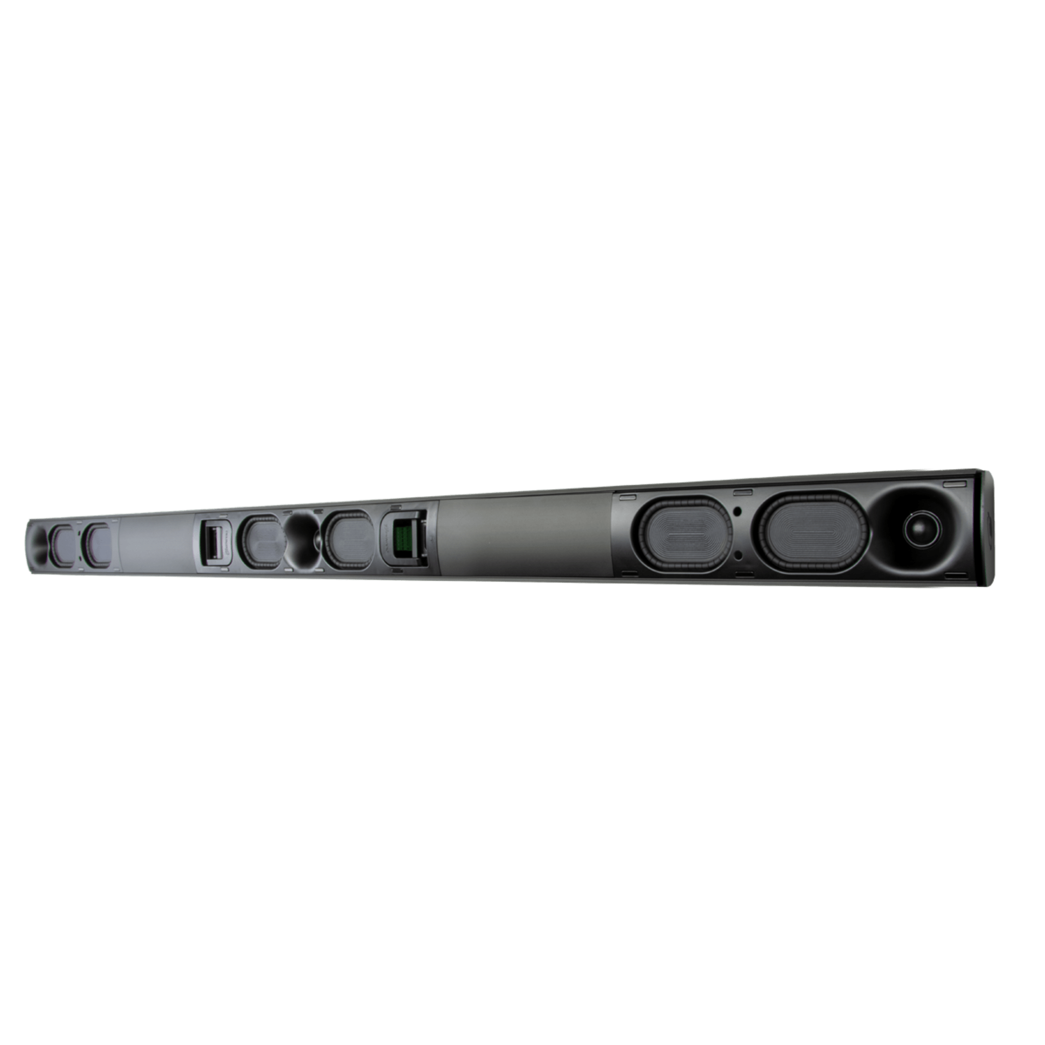 Barra de sonido pasiva LCR de longitud personalizada, con woofers de 4.5″, compatible con pantallas de 71″ a 100″